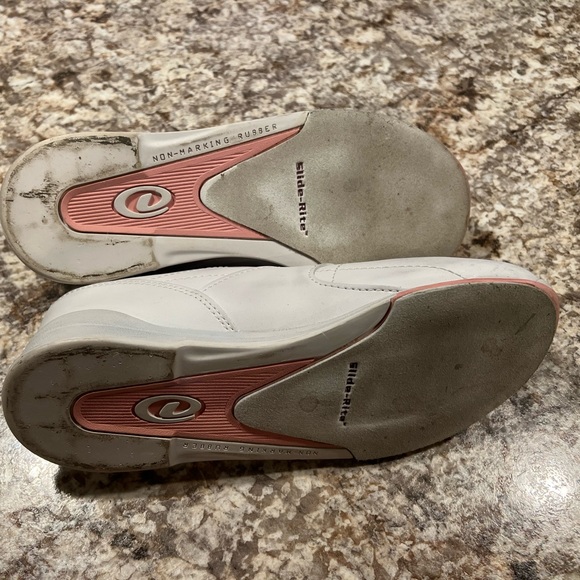 Dexter Women’s White and Pink Bowling Shoes Size 9 - Picture 4 of 9